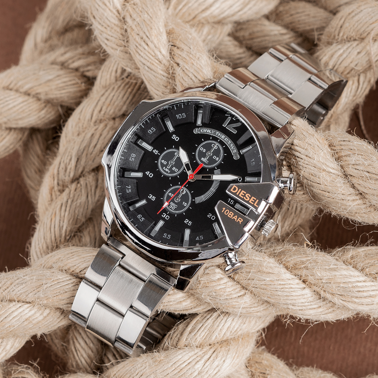 ساعت مچی مردانه دیزل صفحه مشکی